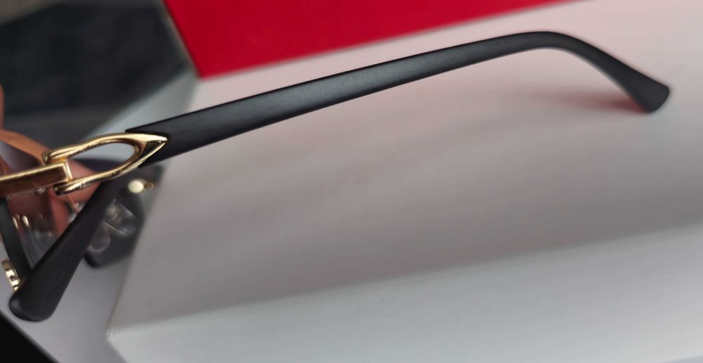 Ochelari de soare Cartier Horn Black