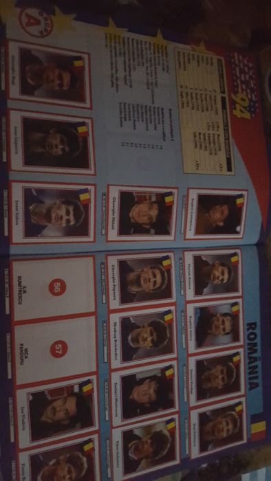 Album de colectie, Cupa Mondiala Sua 94