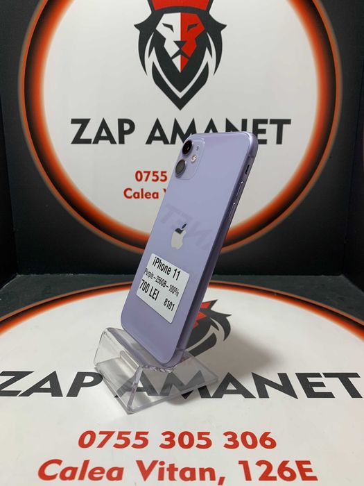 Zap Amanet Vitan - iPhone 11 - Purple - 256GB - 100%