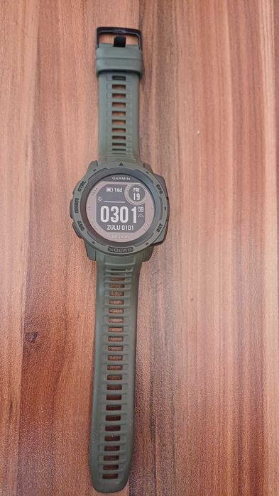 Часовник Garmin Instinct Solar Tactical Moss