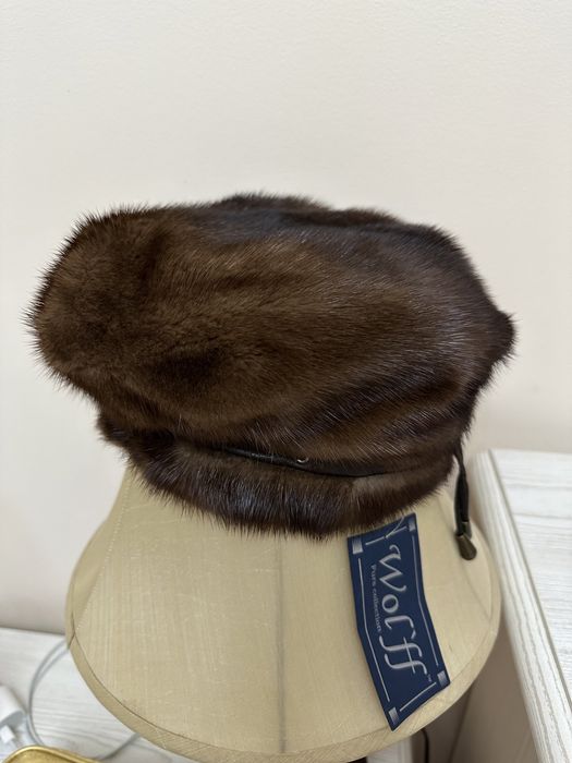 Норковый берет новый