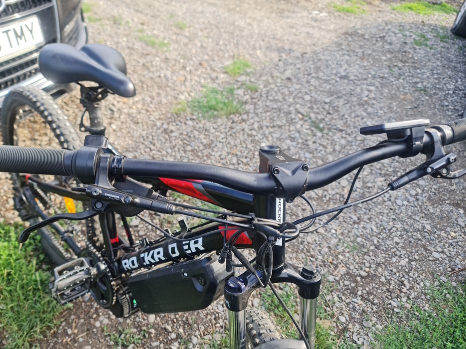 Bicicleta electrica Rockrider 530S full suspensie motor Bafang 750W