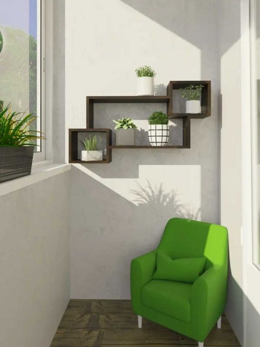 Полка книжная Decor навесная Настенная — новая