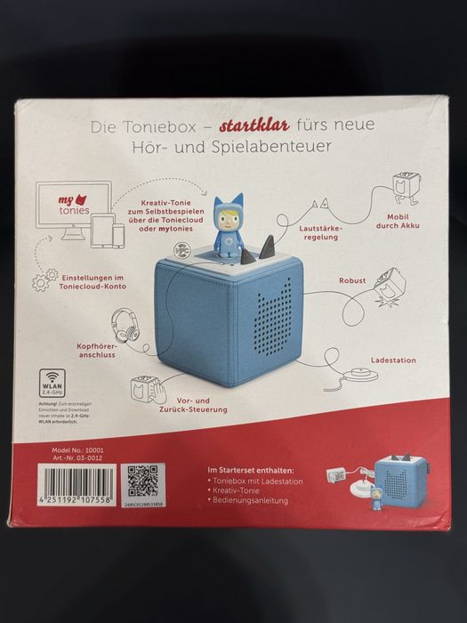Toniebox albastru sigilat