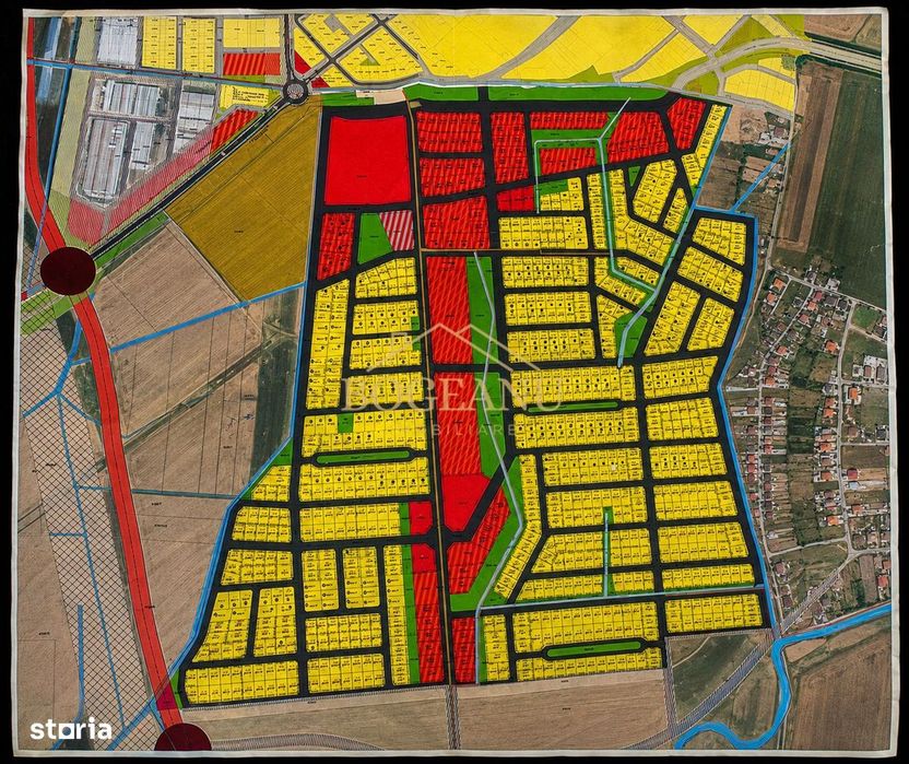 BG195-Teren de vânzare Bucovăț-parcele 520–800 mp,utilități PROPRIETAR