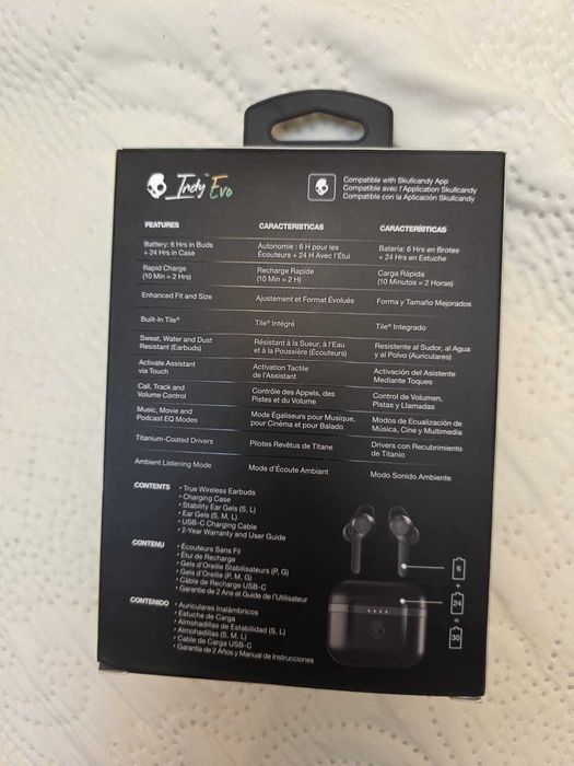 Casti Skullcandy Indy Evo, putin folosite, in stare buna