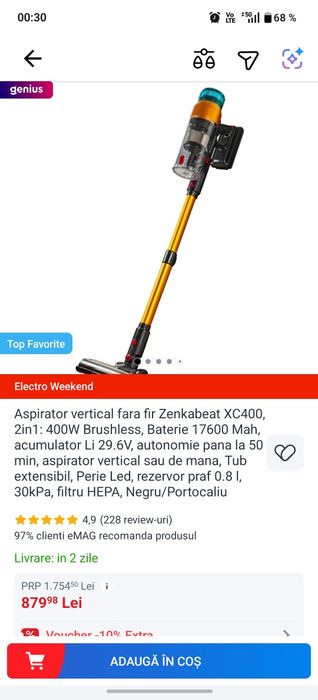 Aspirator vertical zenkabeat