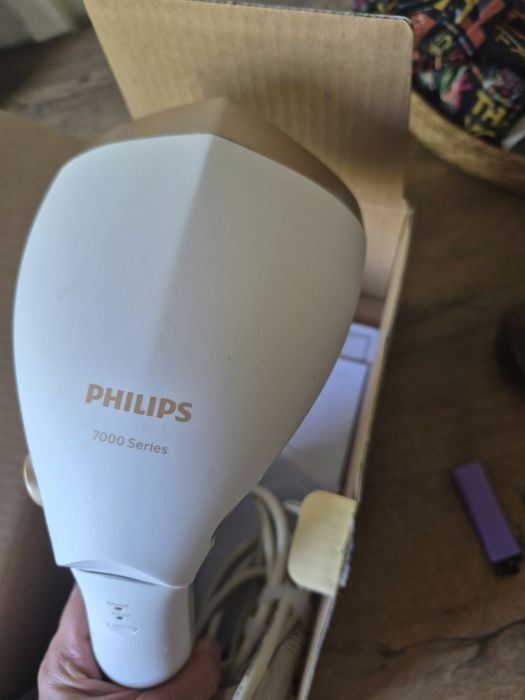 Aparat de Calcat Vertical PHILIPS Seria 7000 STH7060/80, 1500W, 0.2l, alb-Auriu