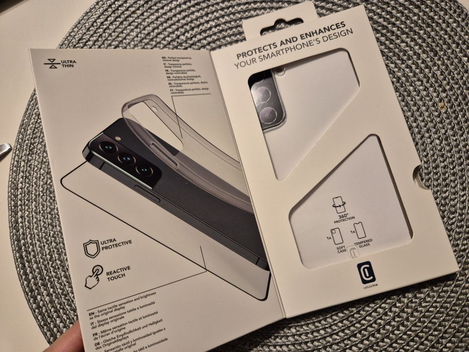 Samsung S22+ case glass