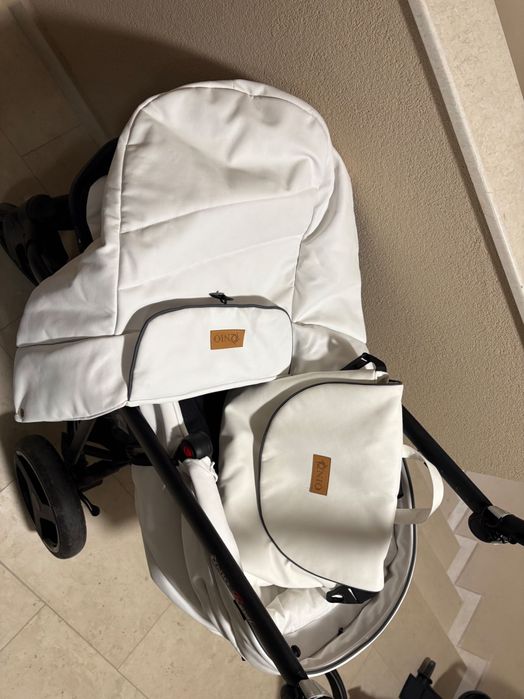 Кожена Бебешка количка. 2в 1Royal Nio