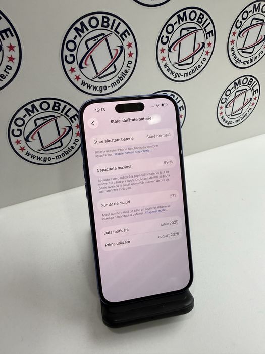 iPhone 16 - 128GB - Ultramarine - 99% - Impecabil - Garantie