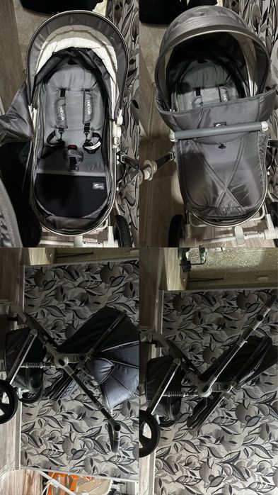 Коляска 3в1, универсальная всесезонная