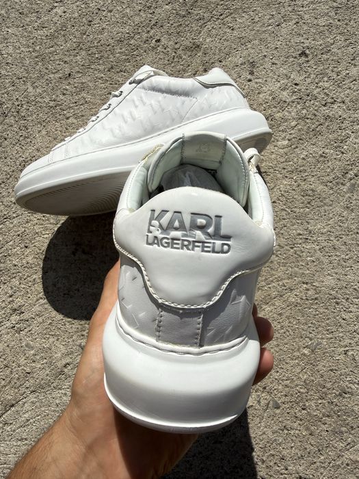 Karld Lagerfeld K/Monogram Kapri White