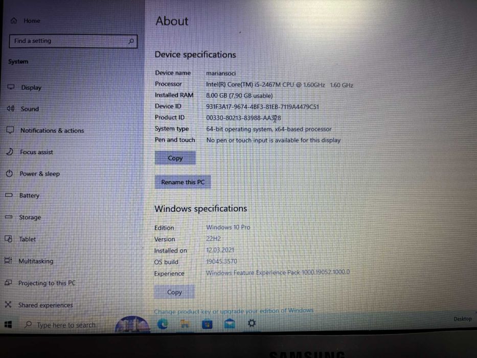 Ultrabook Samsung NP530U3C, I5