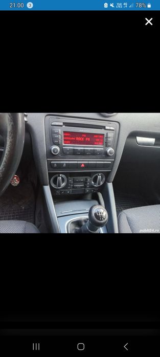 Audi A3  an 2012 înmatriculată