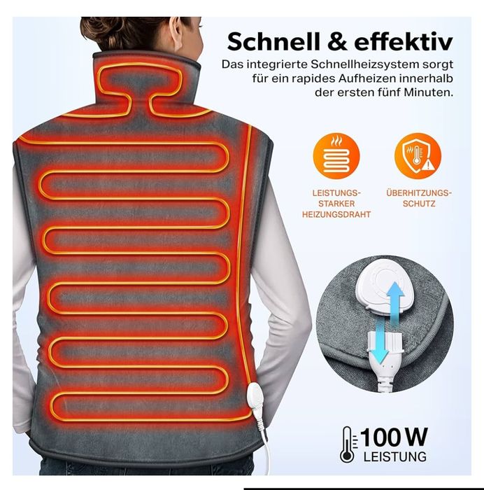 Încalzitor gat spate umeri pătura încălzire relaxare mușchi