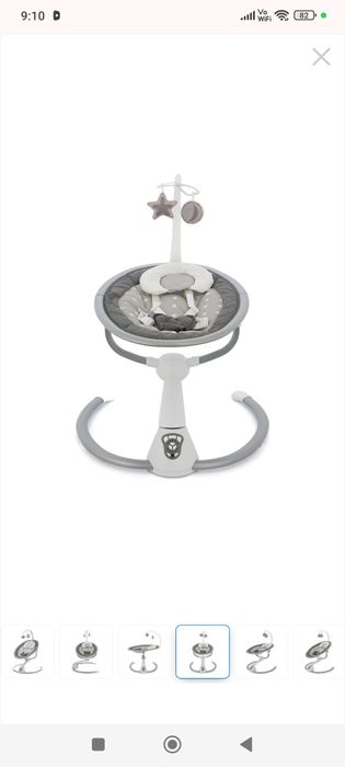 Vând Balansoar electric Wunderkid Rocker Stars, gri inchis

 4.49