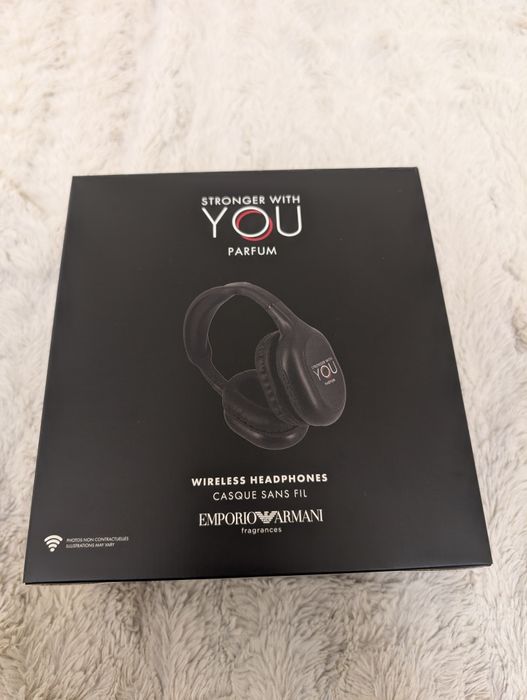 Căști wireless ediție limitată armani stonger with you