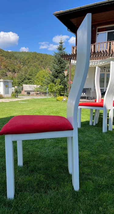 Комплект 6 масивни стола