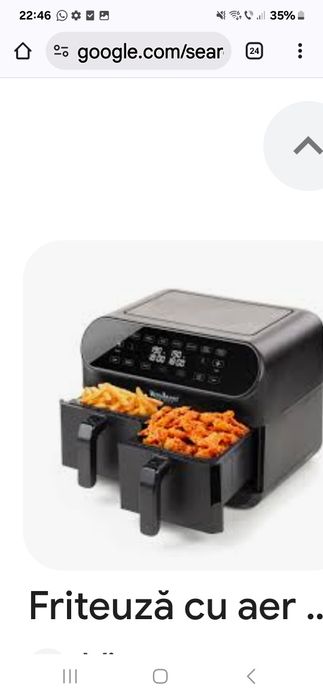 Friteusa cu aer cald Vitapur