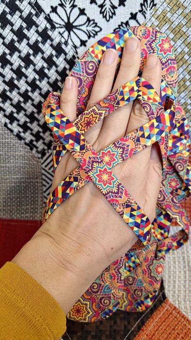 Нови бохо дамски джапанки/чехли р-р 41