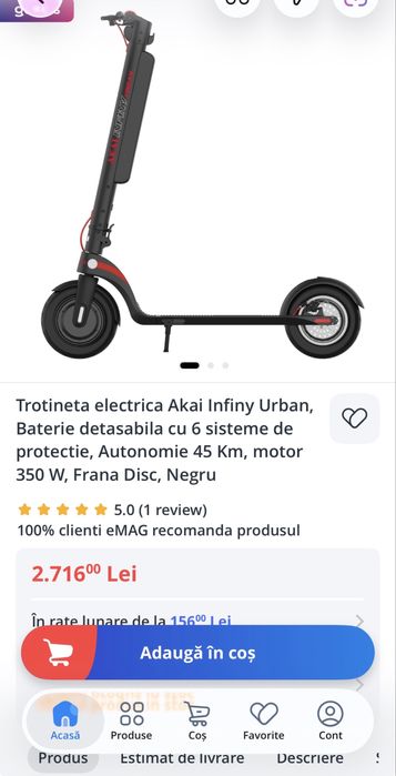 Trotinetă electrica Akai Infinity Urban