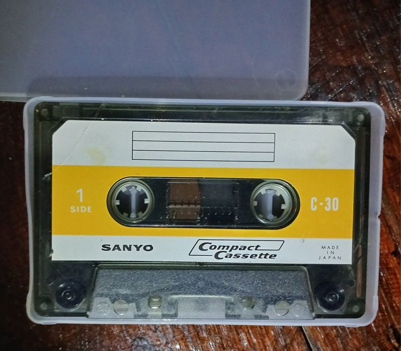 Casetă audio Sanyo Made in Japan din 1972, Nescrisă