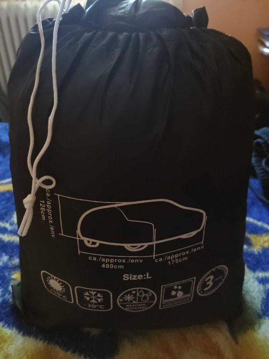copertină pentru mașină nouă, culoare neagră