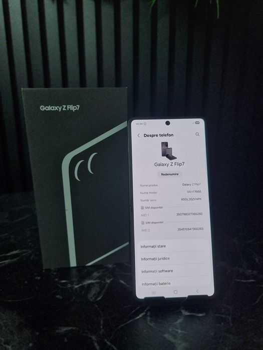 Noble Amanet - Samsung Z Flip 7, 256GB, 100%, NOU