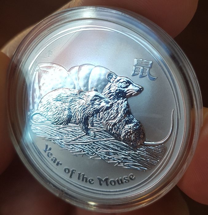 Perth Mint Lunar I + Lunar II 1999-2019 monede lingou argint 999