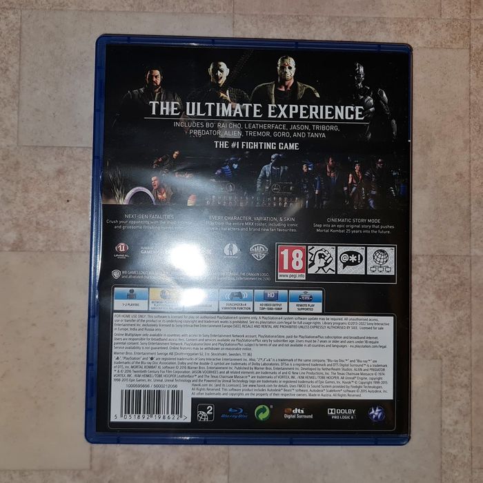 Продам диск Mortal Kombat XL PS4/PS5 !!!