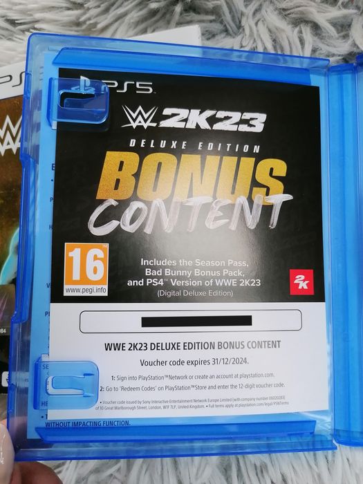 Wwe 2k23 deluxe edition за PS5 + код