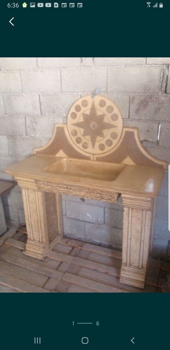 Градинска мивка за стена