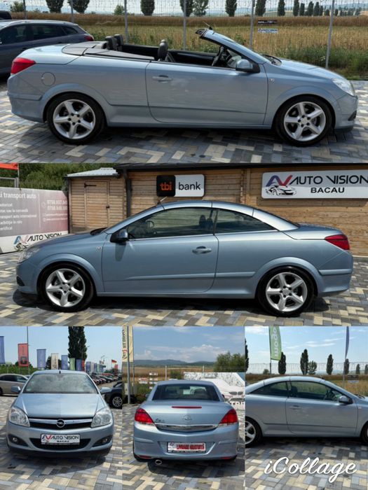 *RATE*Opel Astra H Coupe Cabrio 1.8Benzina 140CP 05/2007 Full piele Km reali 144.432 Import Germania!