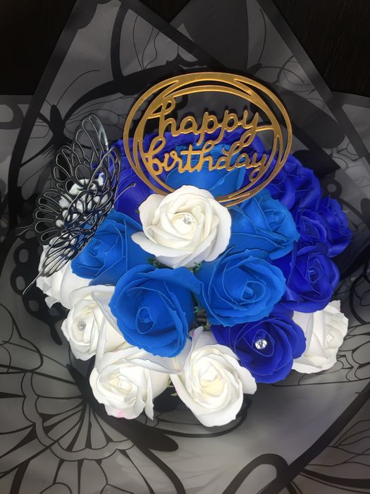 Buchet trandafiri din sapun