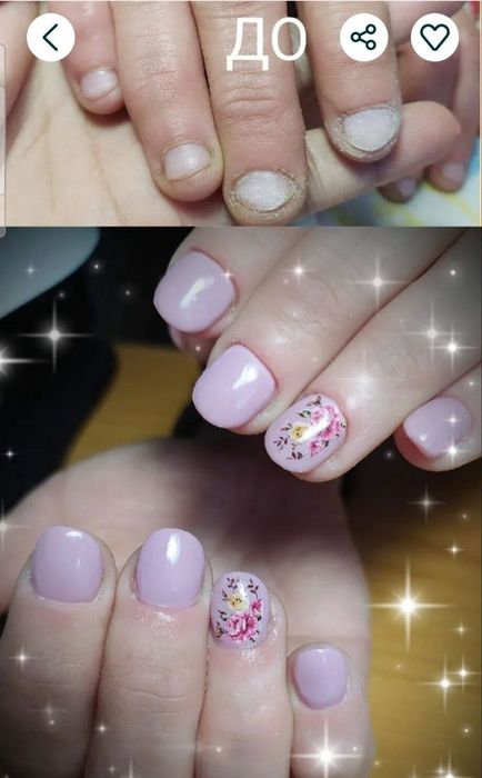 Наращивание и покрытие гель лак