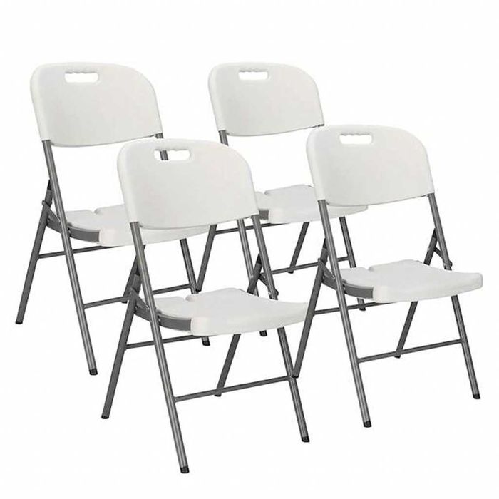 Комплект 4 броя сгъваеми кетъринг столове за градина и събития