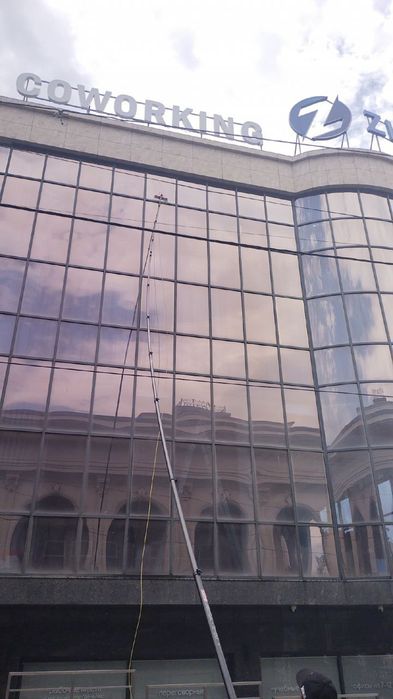 Фасад мойка окна чистка