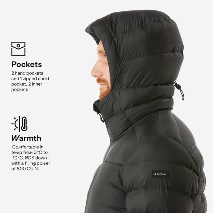 Geacă din puf Trekking la - produs resigilat - (SecondHand) Decathlon