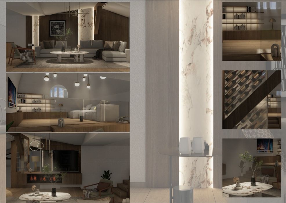 Design interior & randări 3D | Proiecte case/apartamente | Arhitect