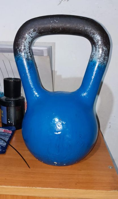 Гиря для Воркаута, жанглирования 16 кг цельнолитая