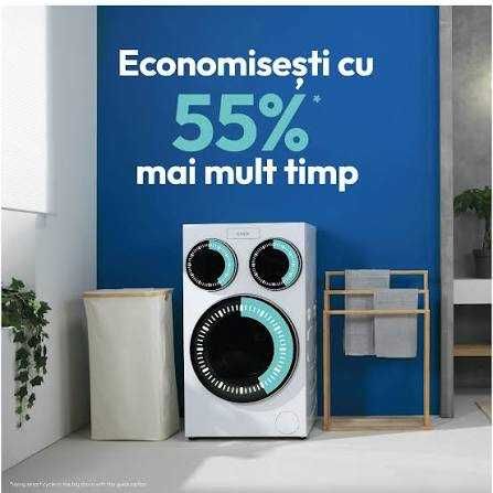 Нова инверторна мултипералня Candy MultiWash MQD 410CBL9-S, 3 барабана, 10+1+1кг