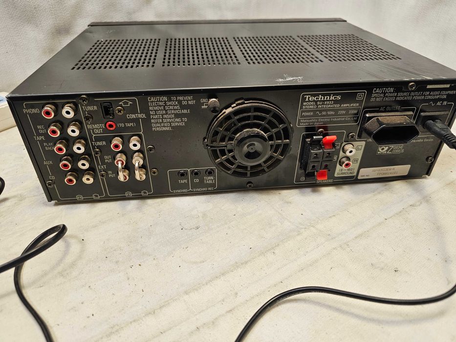 Amplificator Technics SU-X933 Stereo New Class A | Stație Audio, Phono, 330W, Japonia