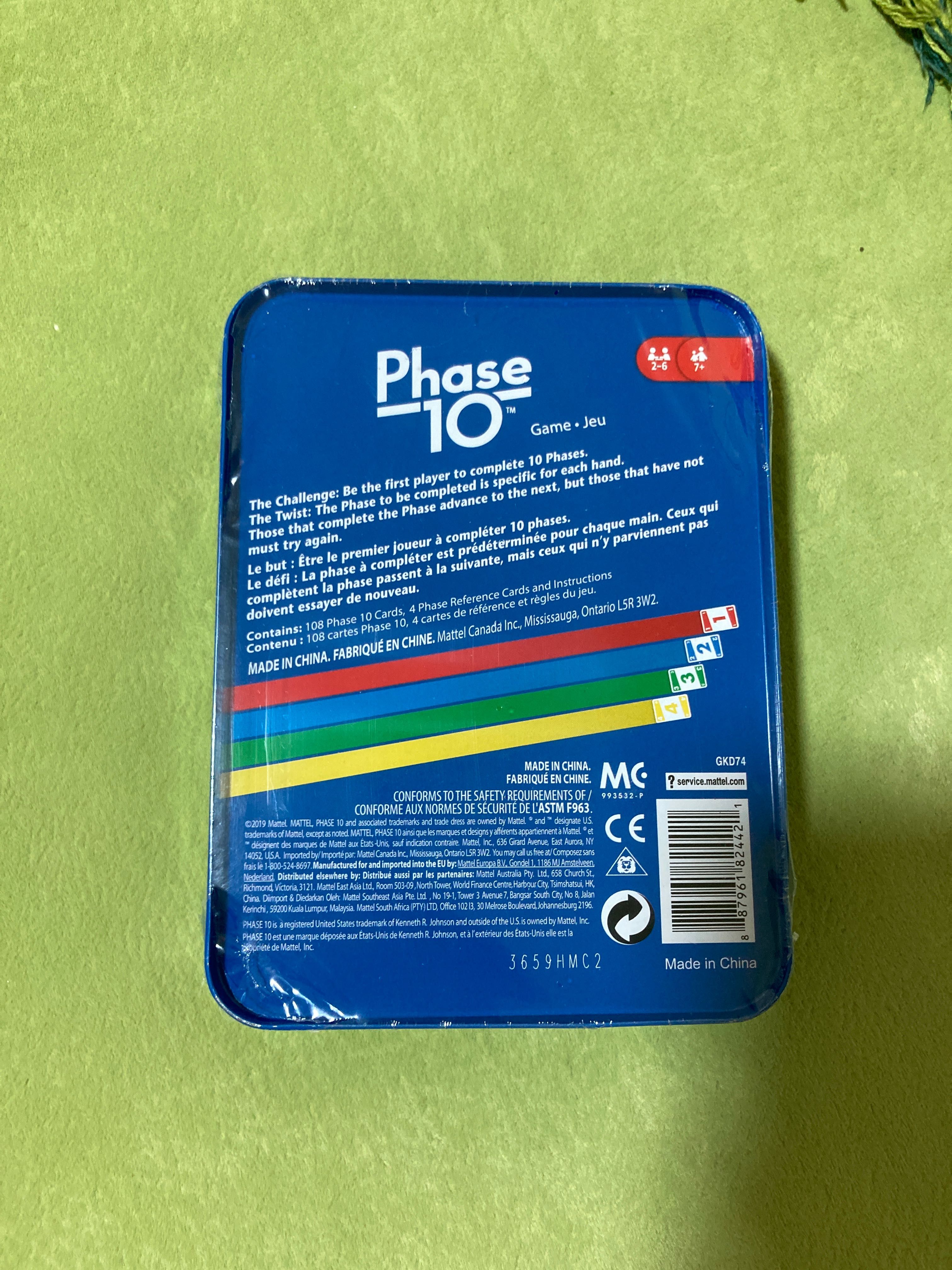 Карточная настольная игра Phase 10: 7 900 тг. - Настольные игры Астана на  Olx