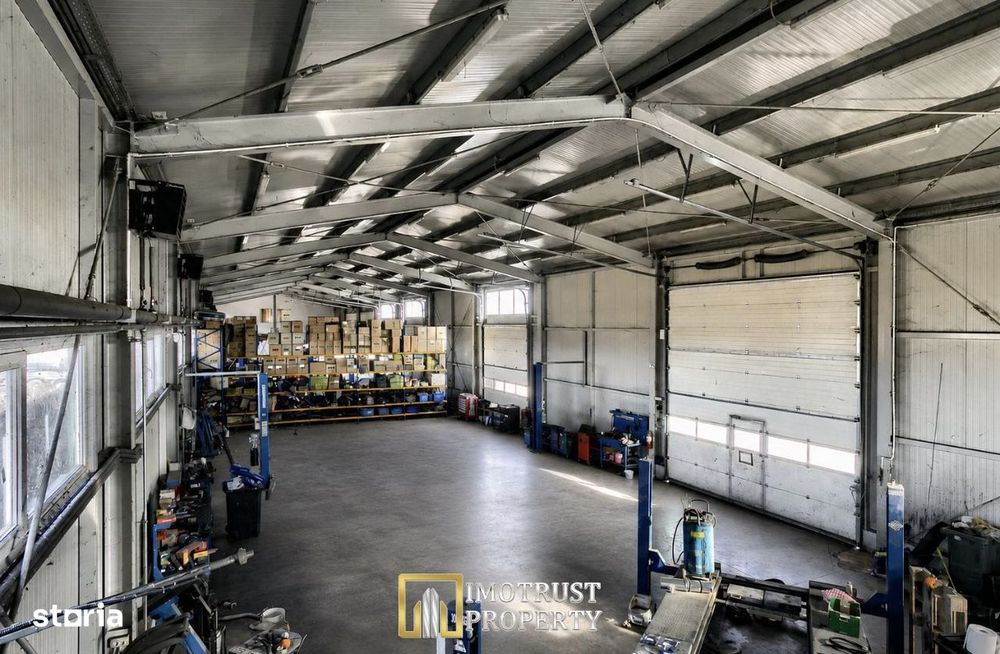 Hală industrială de închiriat în Horia, Arad – 367 mp, acces TIR - Widok 2