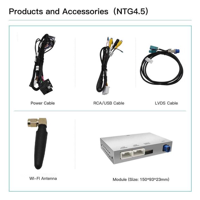 Безжичен CarPlay / Android Auto за Mercedes-Benz NTG4.5 / NTG4.7