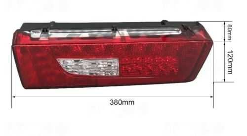 Комплект LED Стопове, 8 Функции, За Scania L,P,G,R,S,CP,CG,CR,CT 2017+