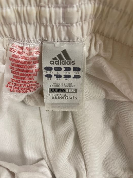 Vand pantaloni adidas albi
