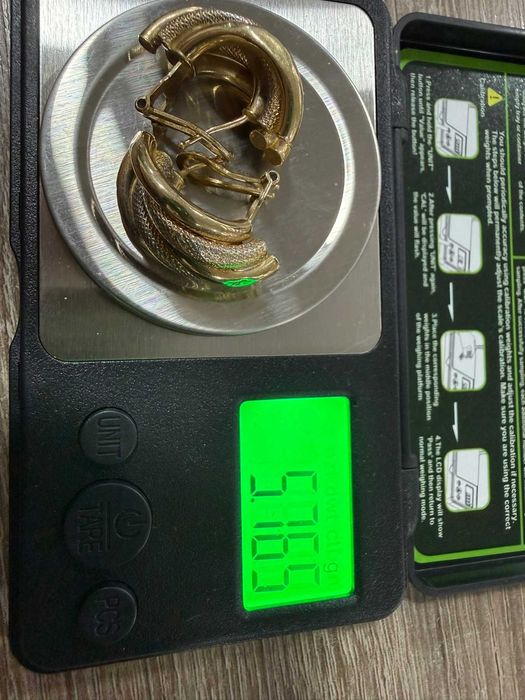 Златни обеци 14 карата