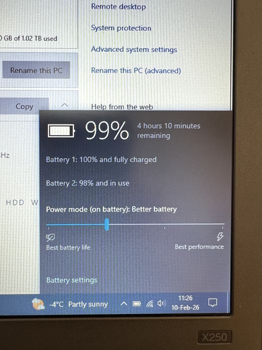 Lenovo thinkpad x250 i5 diagnoza